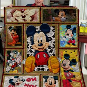 Mickey Mouse Moment Funny Quilt  Quilt